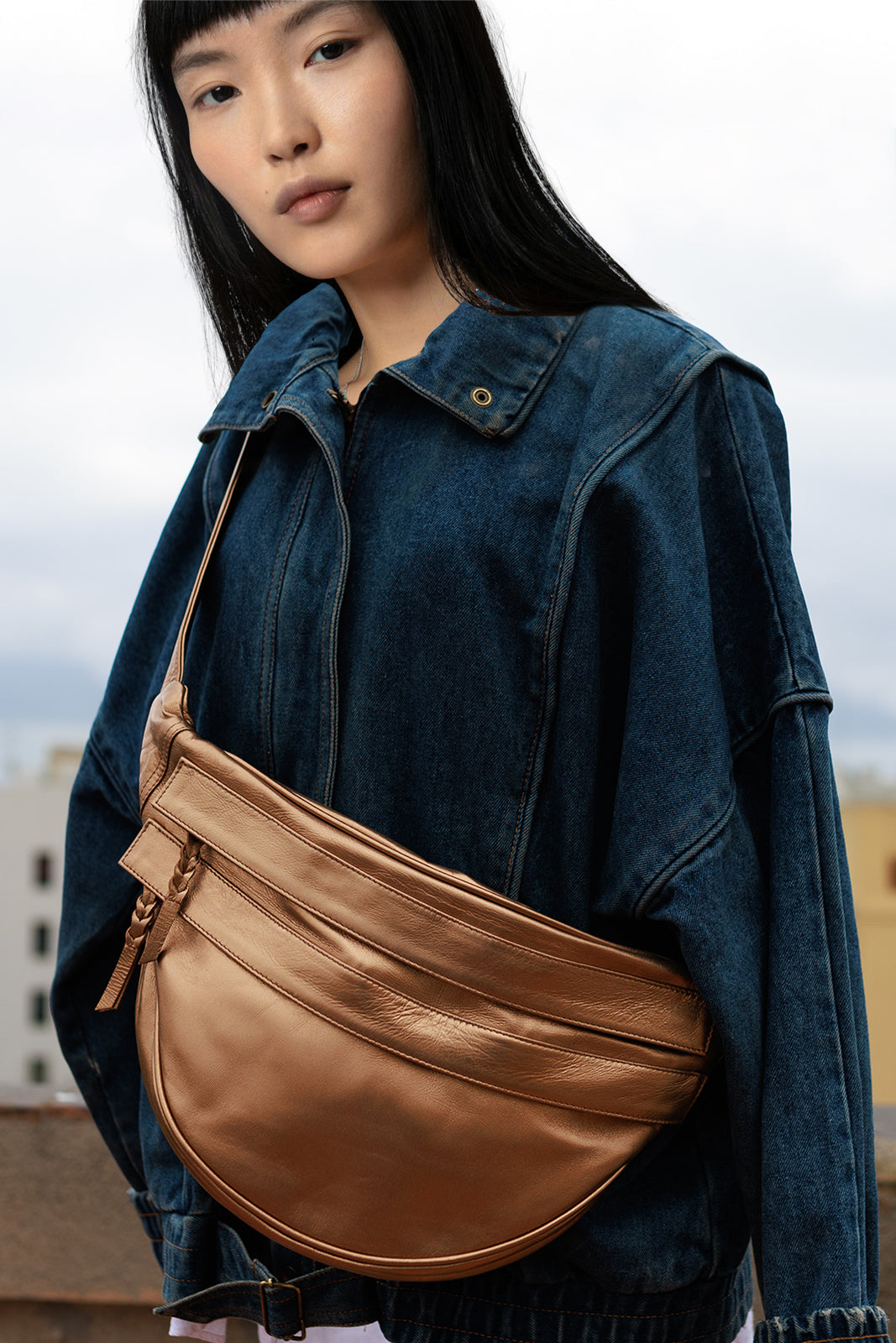 Metallic Crossbody Bag