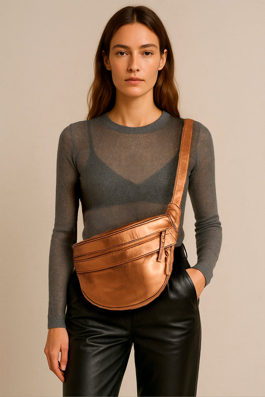 Metallic Crossbody Bag