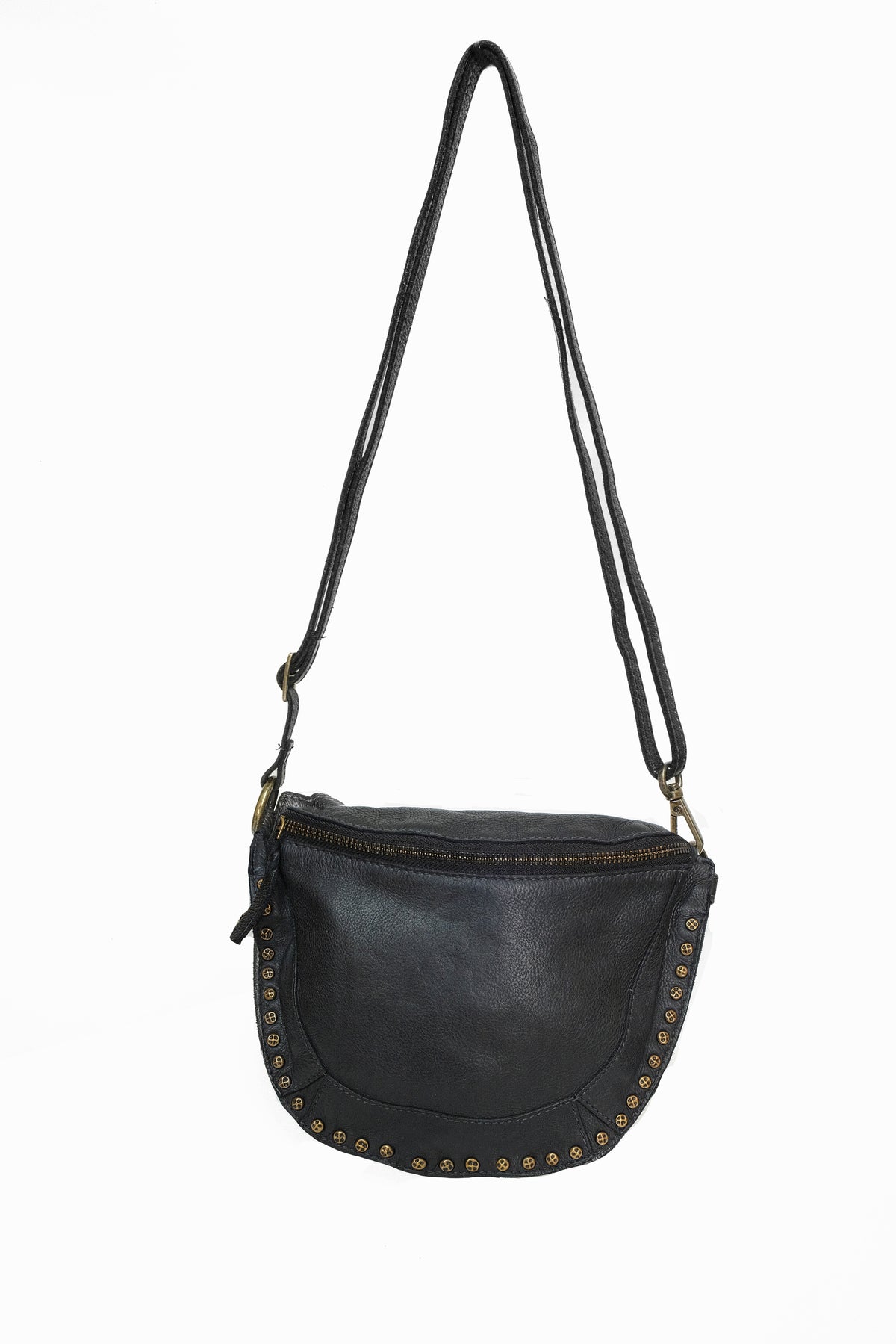 【mondemonde】人気/送料込 Classic leather half moon mini bag SHOP - mondemonde