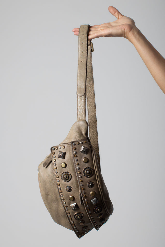 Studded designer bag outlet