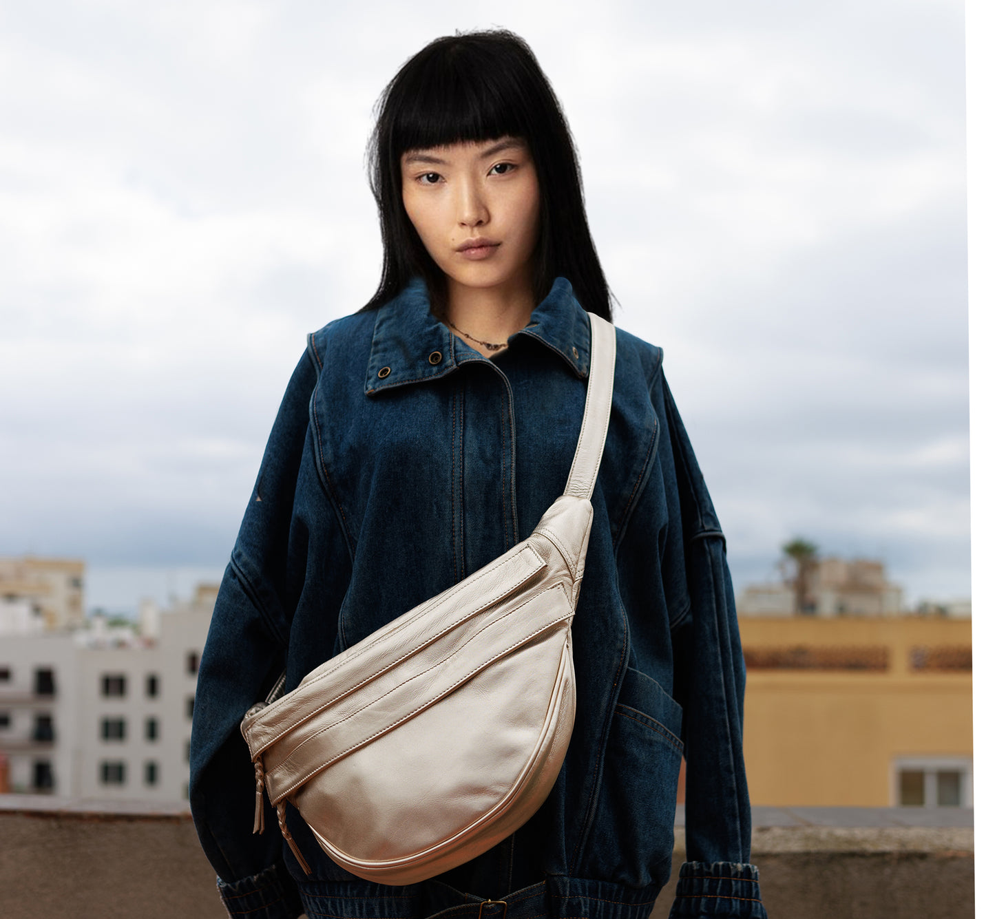 Metallic Gold Hobo Bag