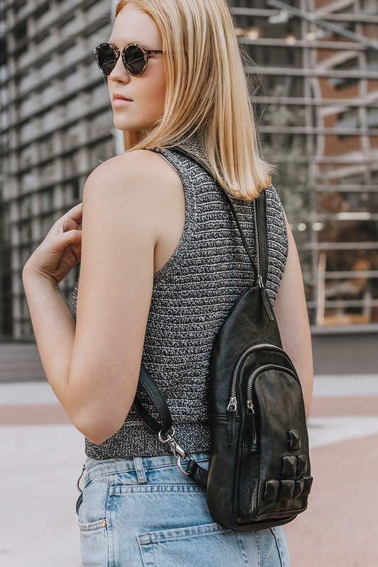 Studded Festival Mini Backpack