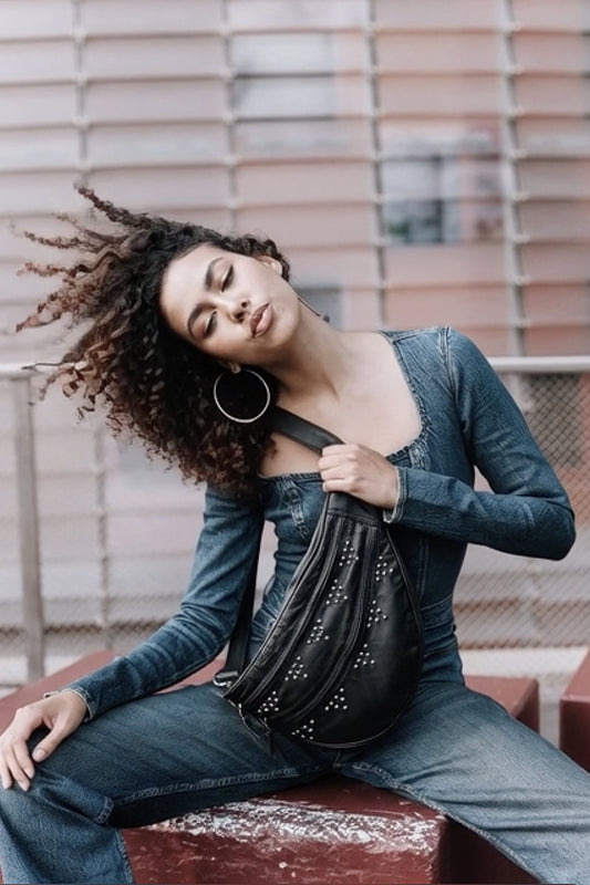 Leather Sling Bag for Festivals