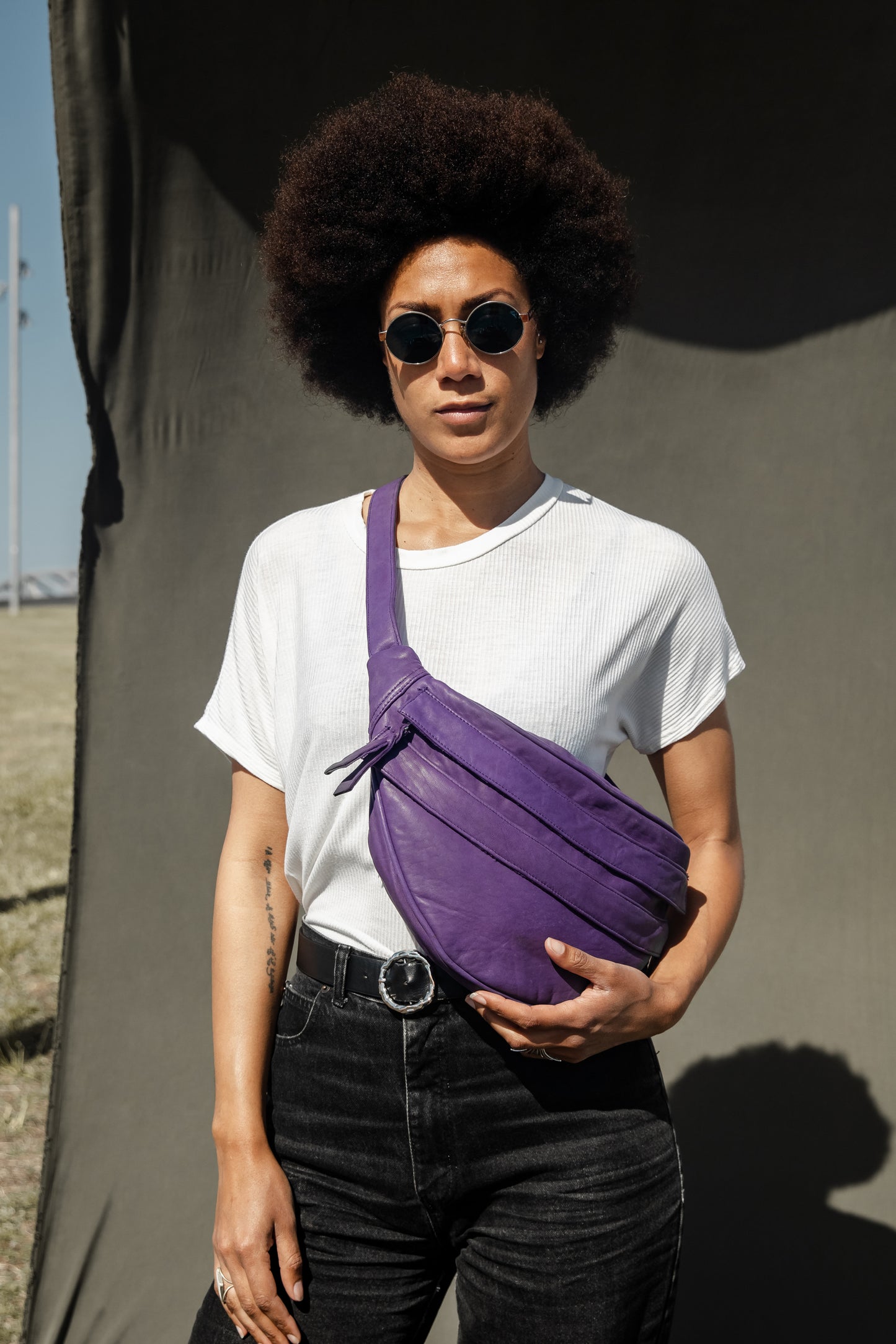 Crossbody Purple Bag