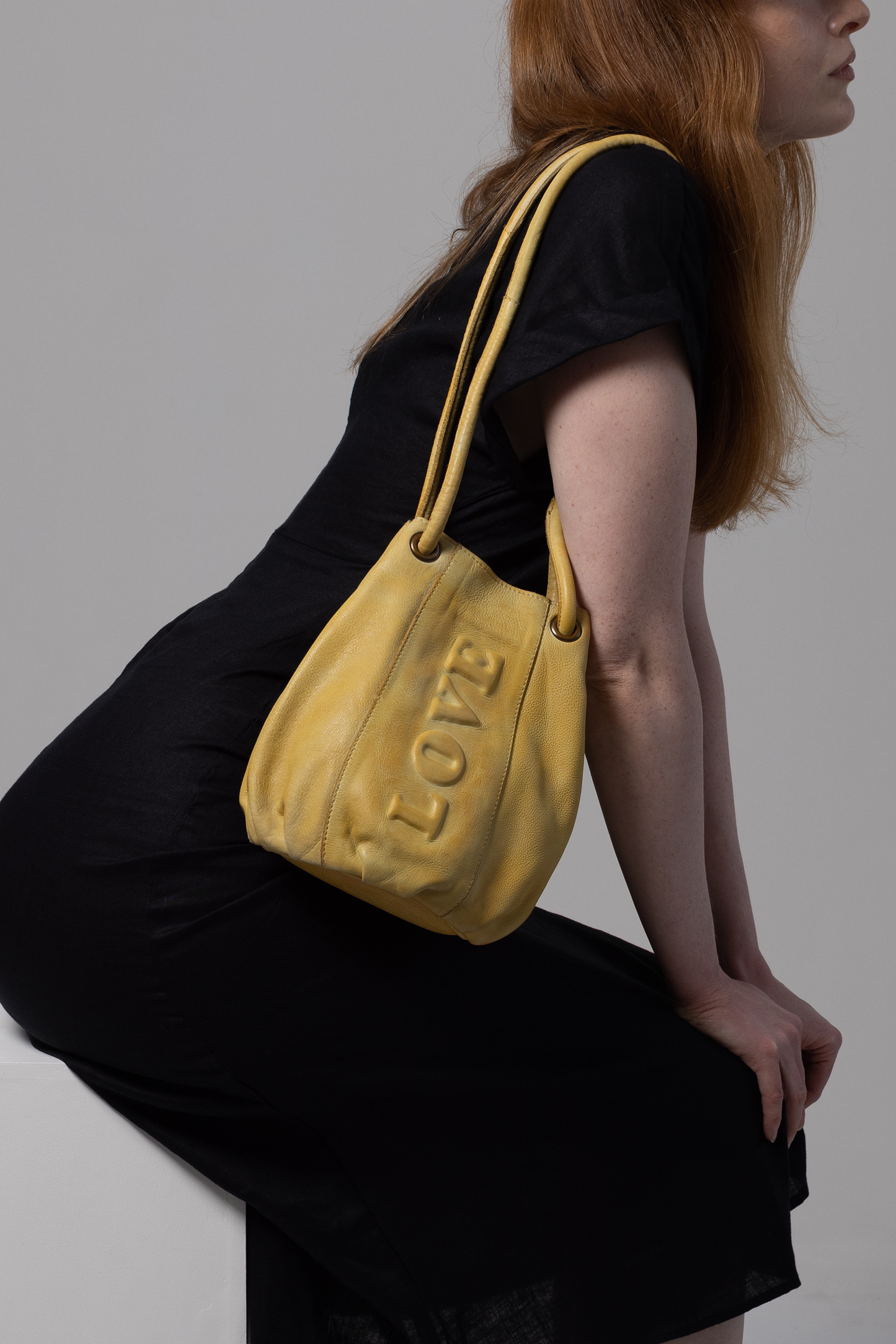 Yellow Bucket Bag