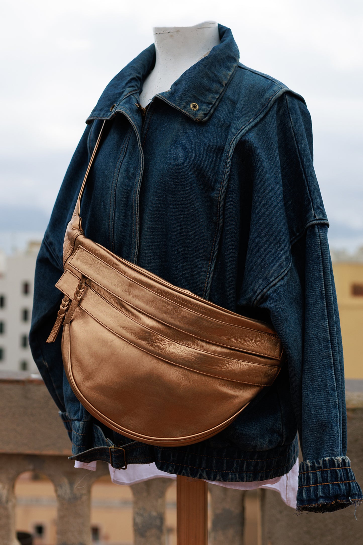 Metallic Crossbody Bag