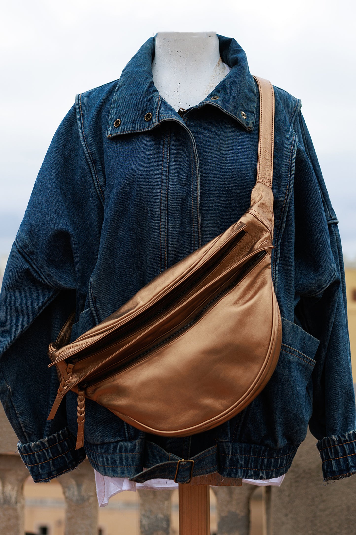 Metallic Crossbody Bag