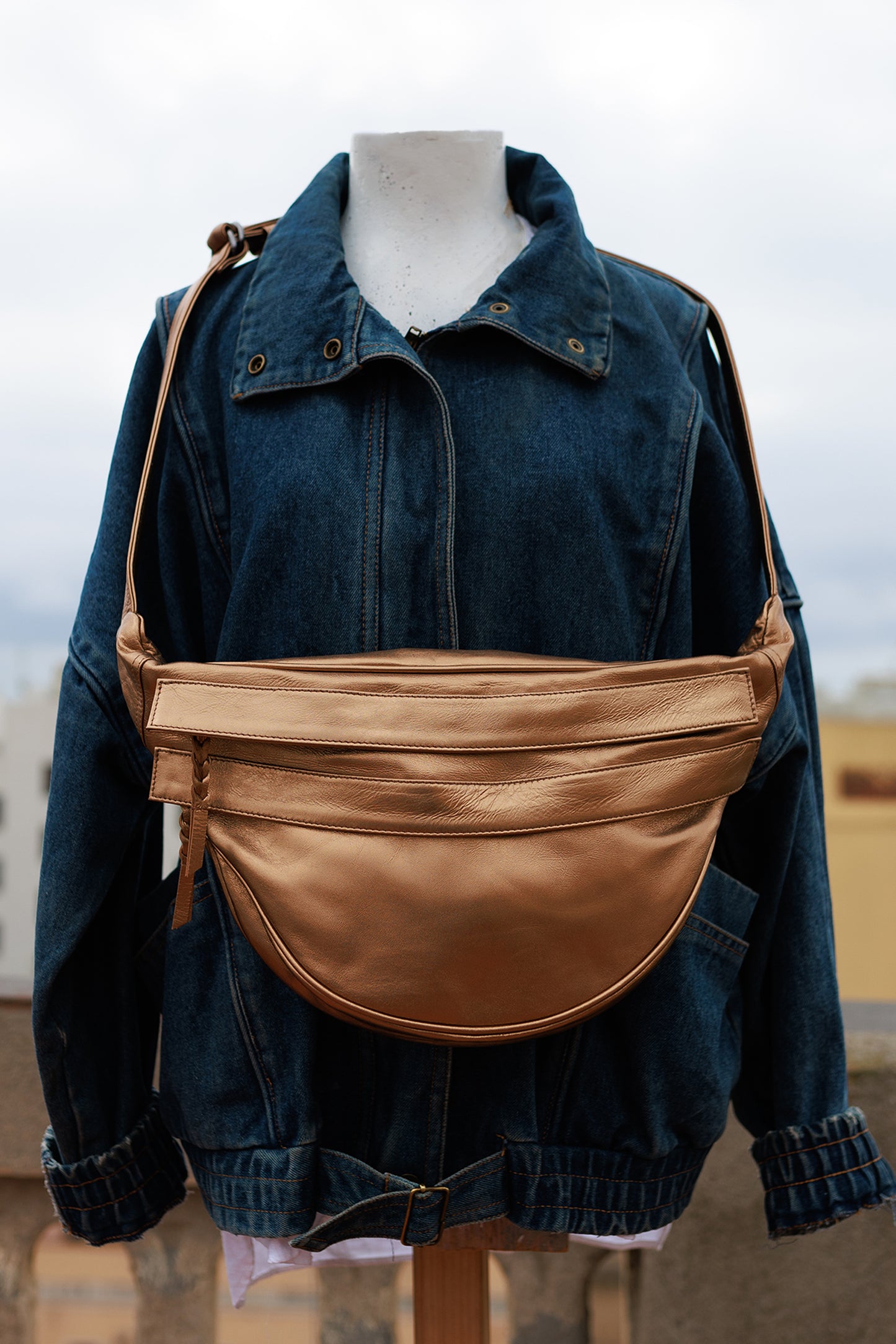 Metallic Crossbody Bag