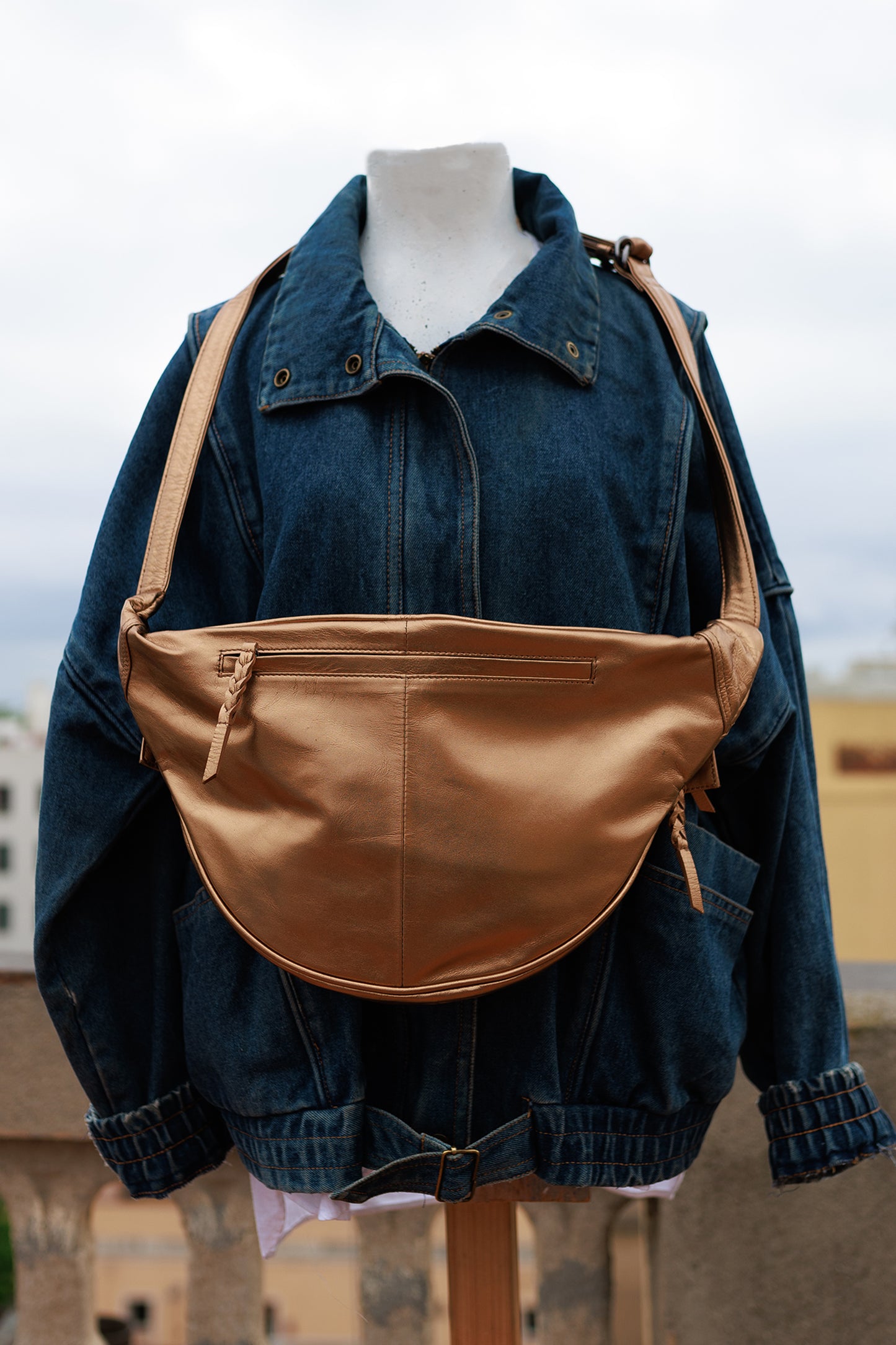 Metallic Crossbody Bag