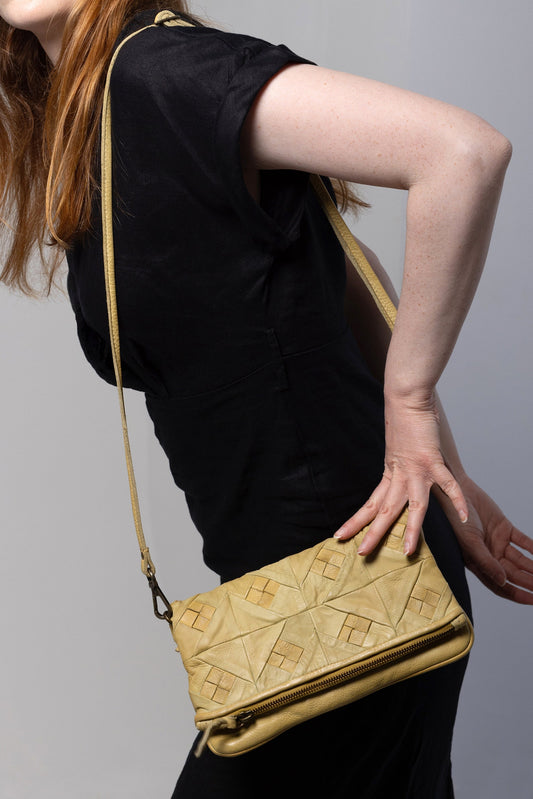 Braided Leather Clutch