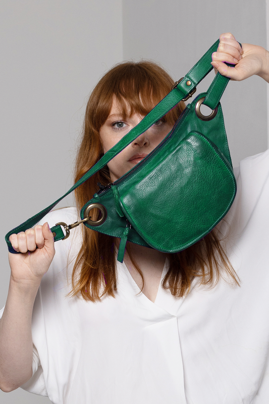 Green Sling Bag
