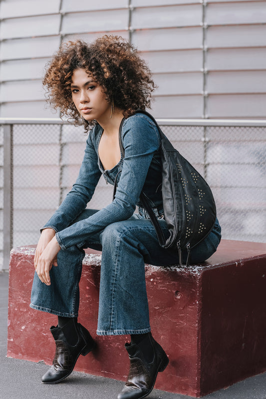 Leather Sling Bag for Festivals