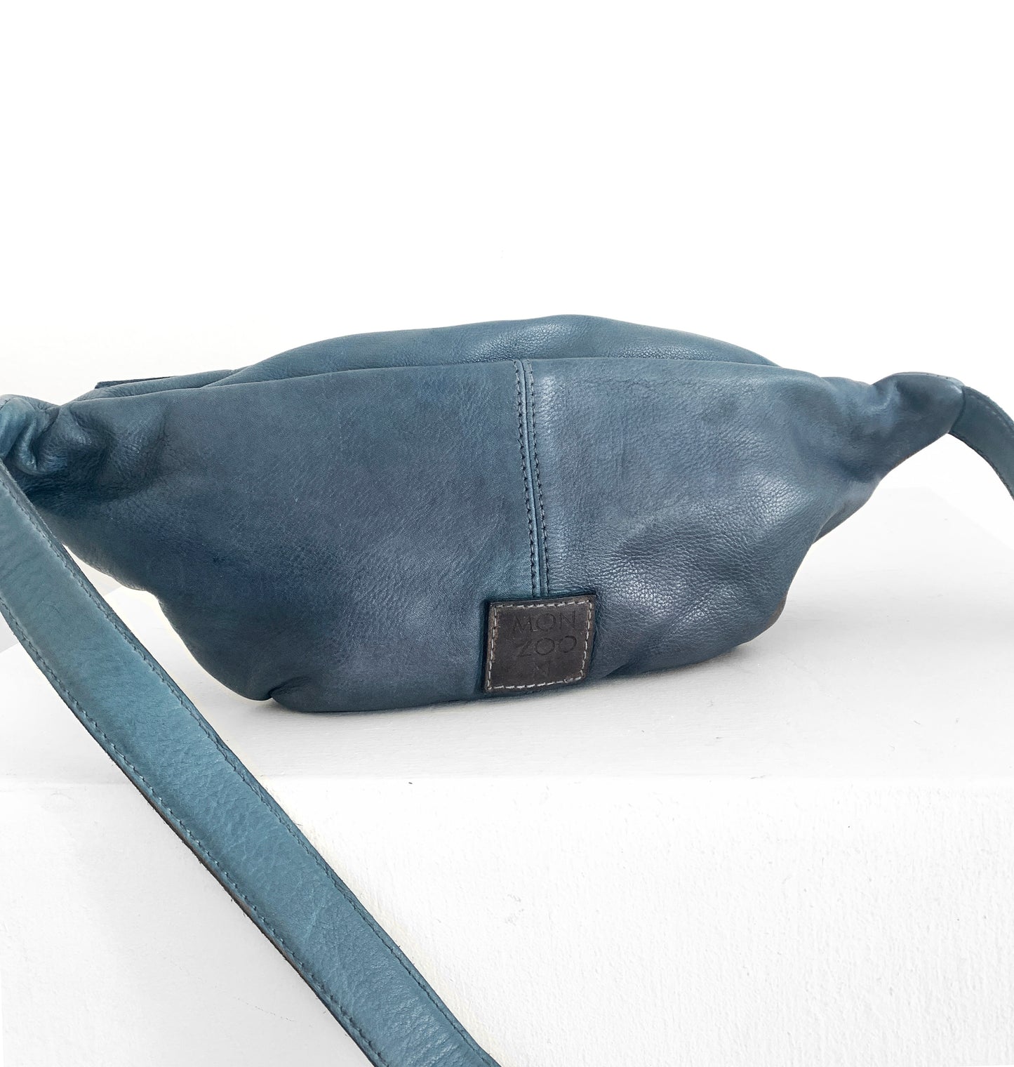 Bolso Bandolera Piel Verde Oliva