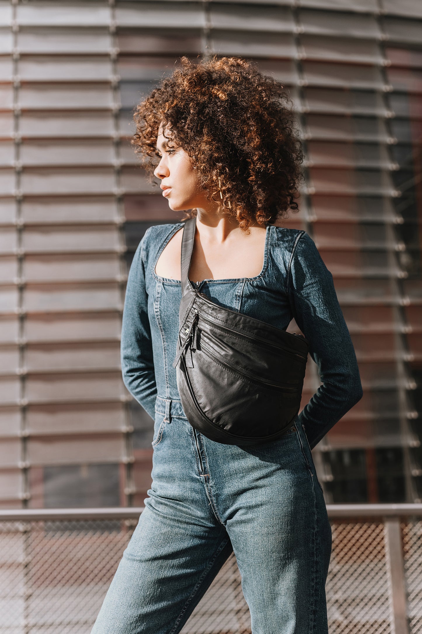 Casual Soft Leather Crossbody Bag for Women, Adjustable Strap Weekend Leather Bag, Slouchy Hobo Bag, Modern Travel Crossbody Bag for Women