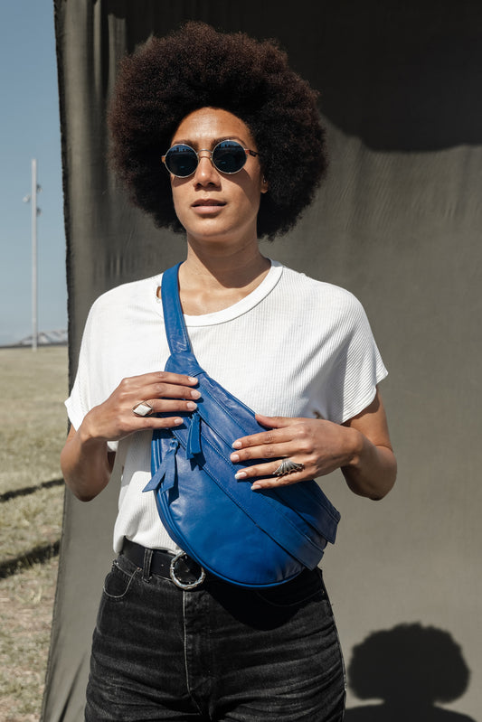 Electric Blue Sling Bag