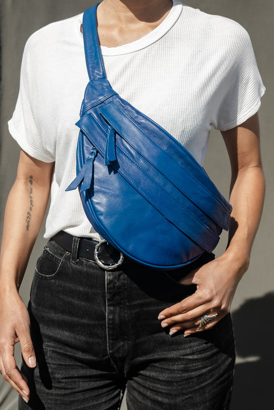 Electric Blue Sling Bag