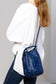 Electric Blue Love Bucket Bag