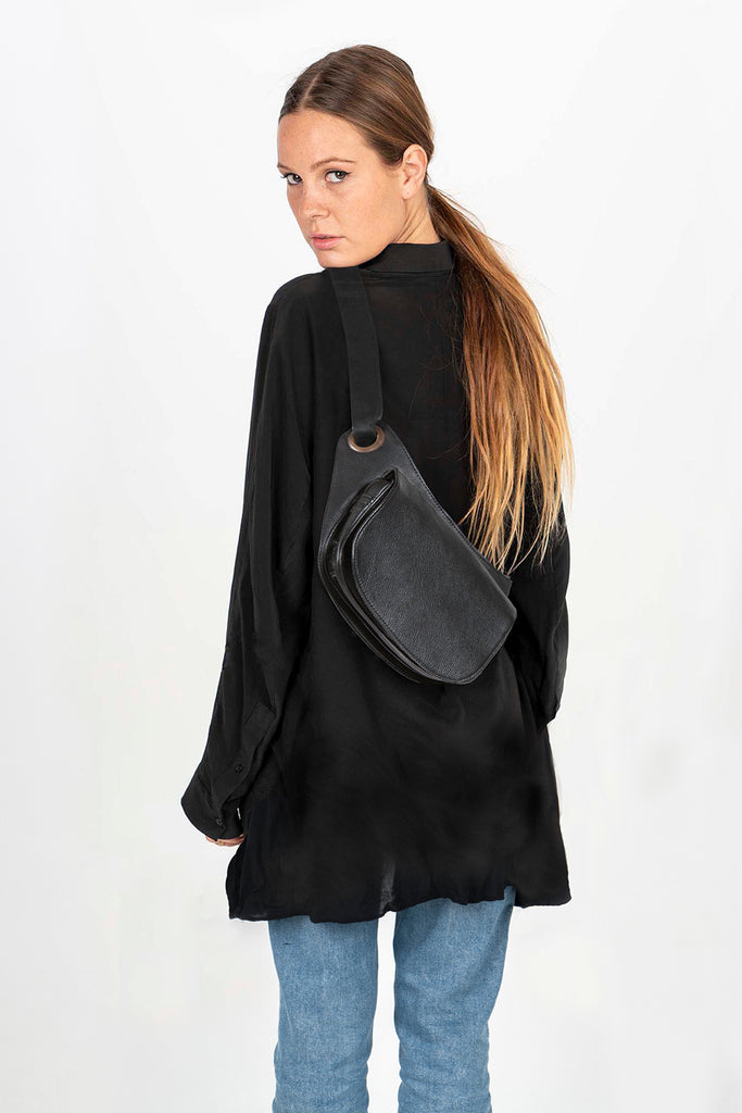 FLAP BELT BAG CROSSBODY