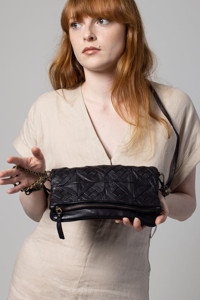 Edgy Envelope Chain Clutch