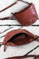 Tan Half Moon Purse