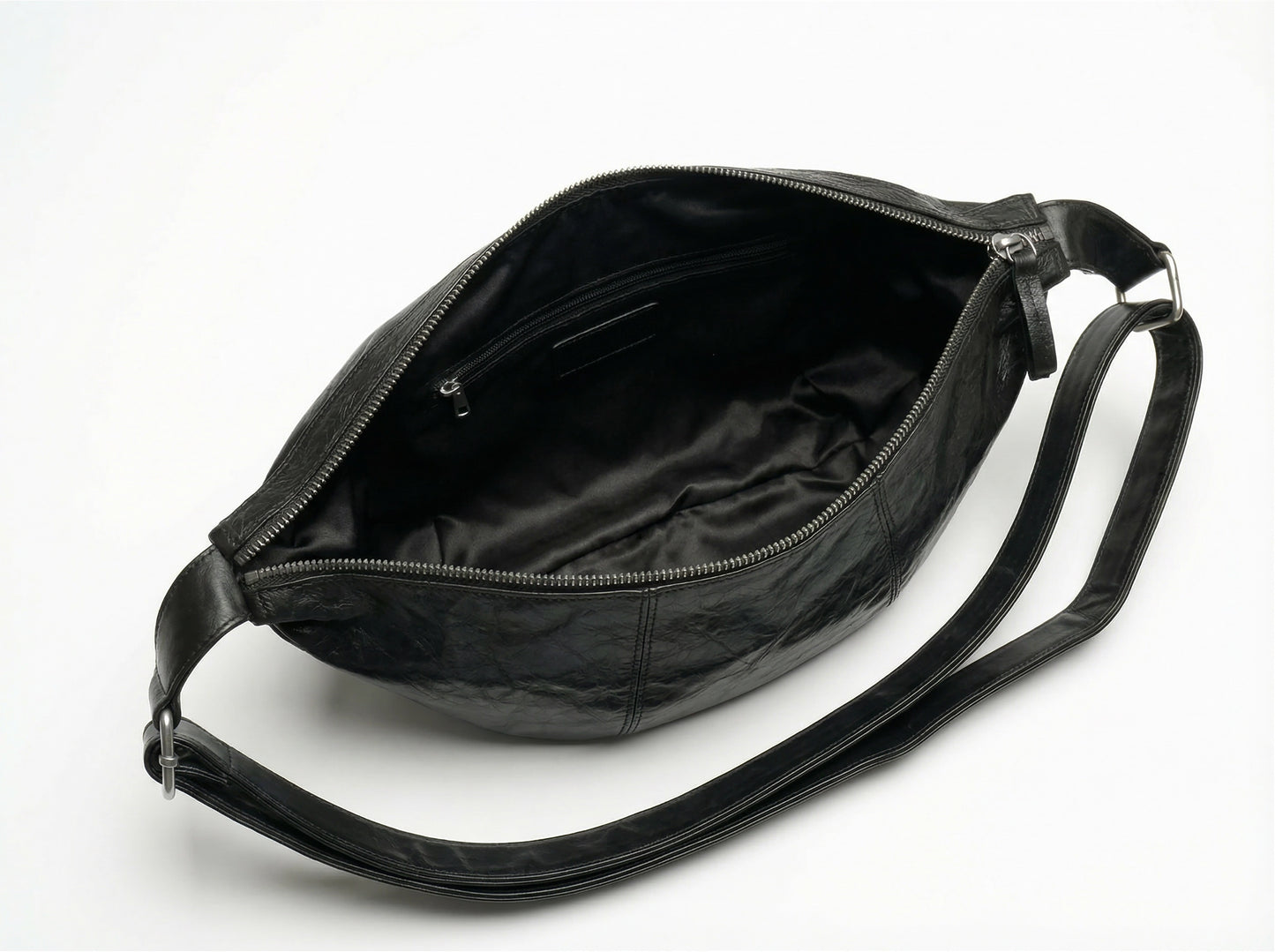 Modern Half Moon Crossbody Bag