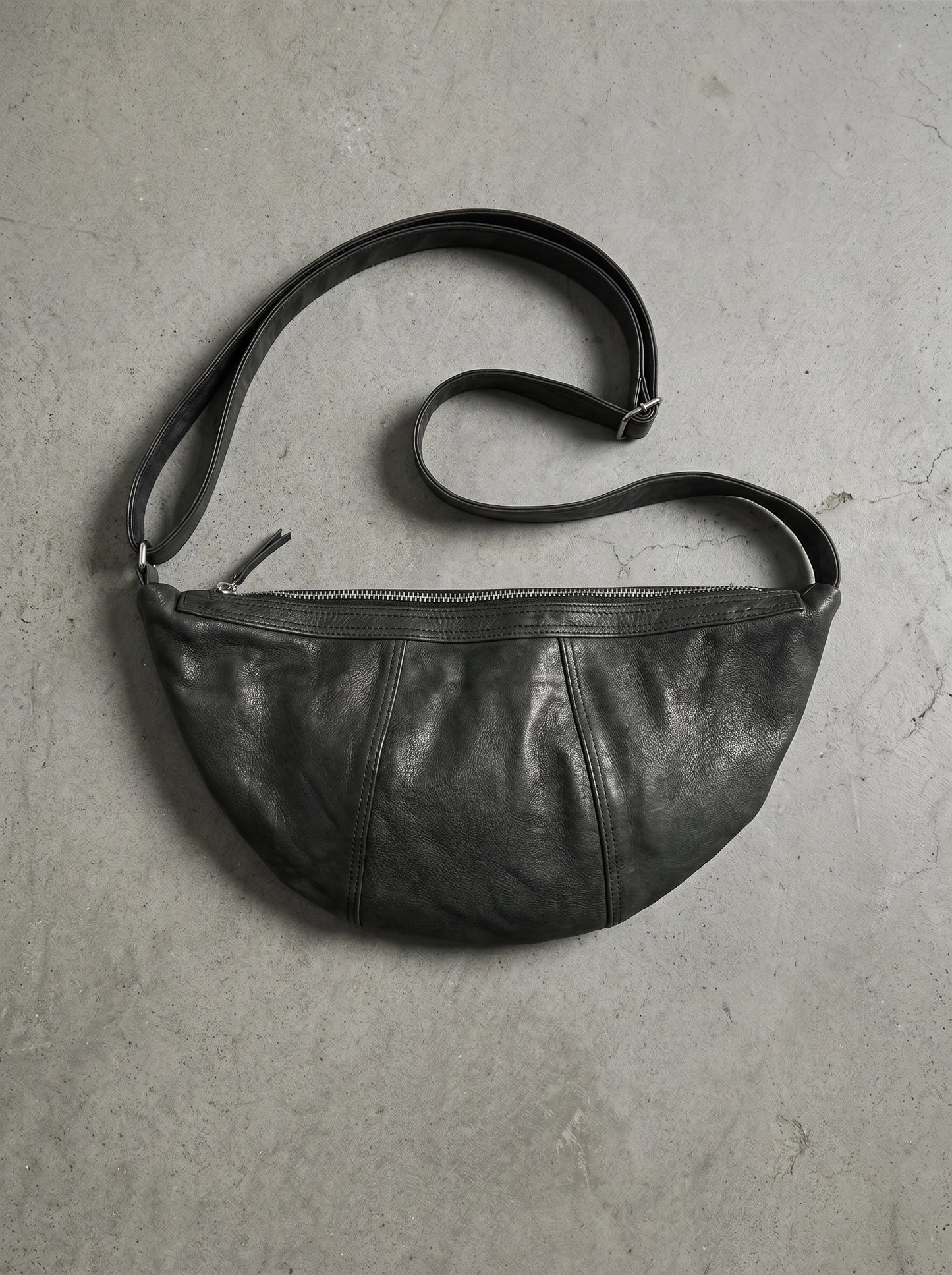 Modern Half Moon Crossbody Bag