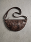 Vintage Brown Croissant Bag