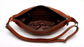Cognac Brown Half Moon Bag