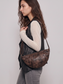 Vintage Brown Croissant Bag