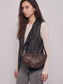 Vintage Brown Croissant Bag