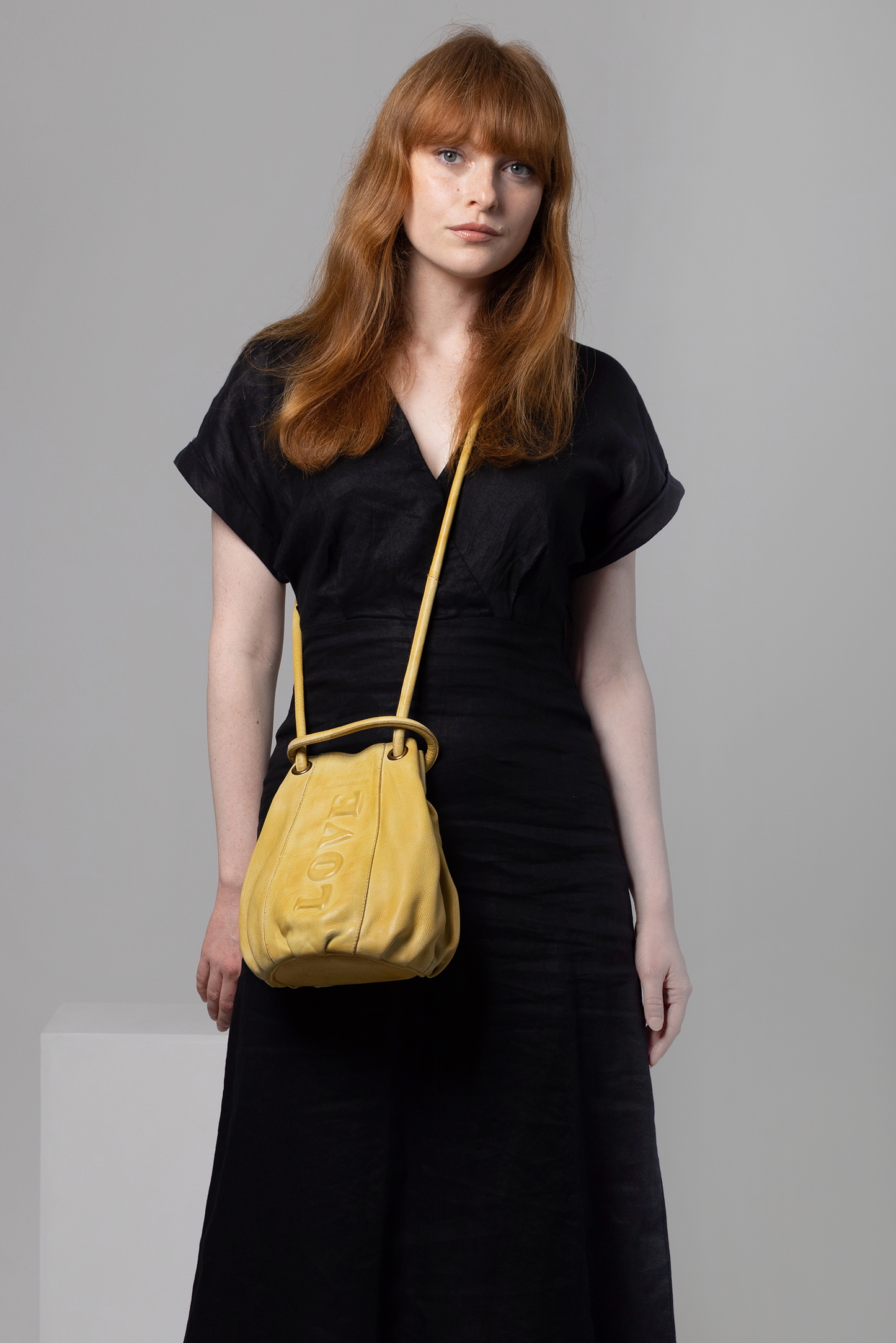 Yellow Bucket Bag