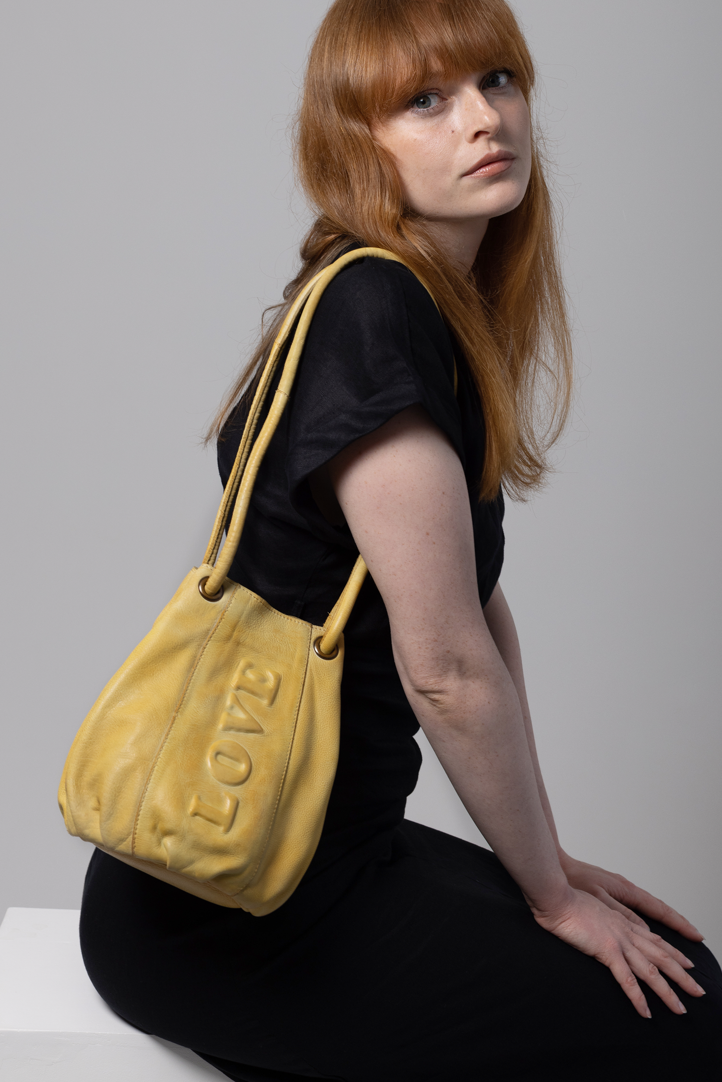 Yellow Bucket Bag