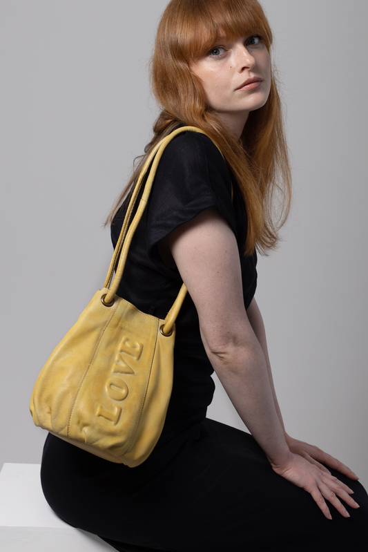 Yellow Bucket Bag