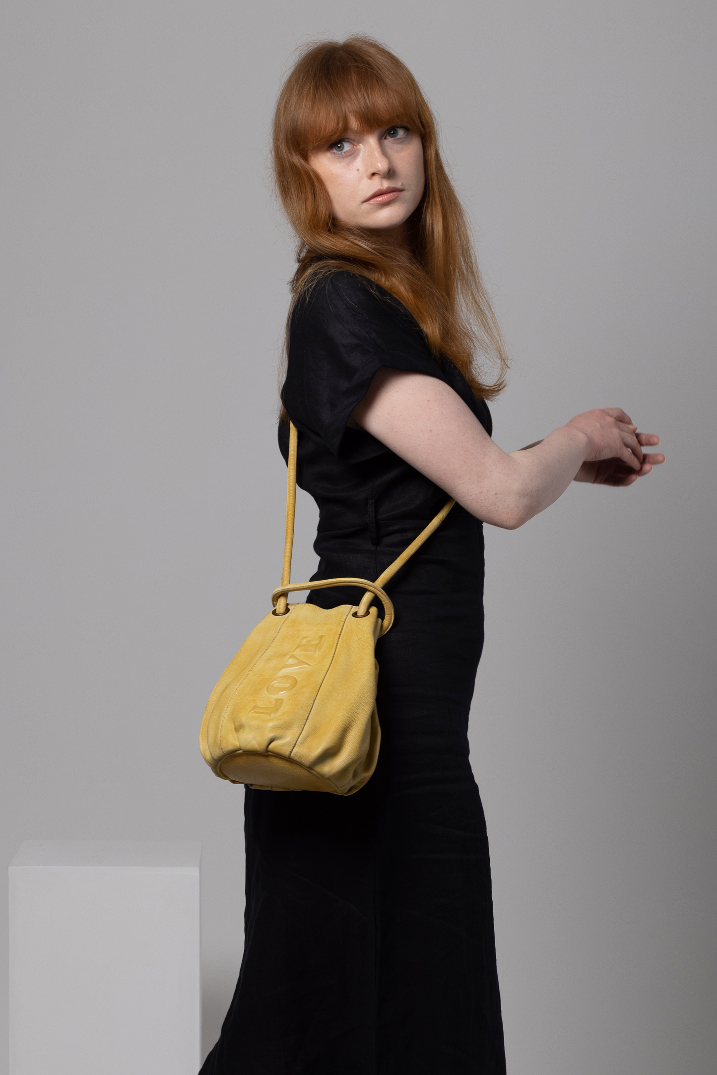 Yellow Bucket Bag