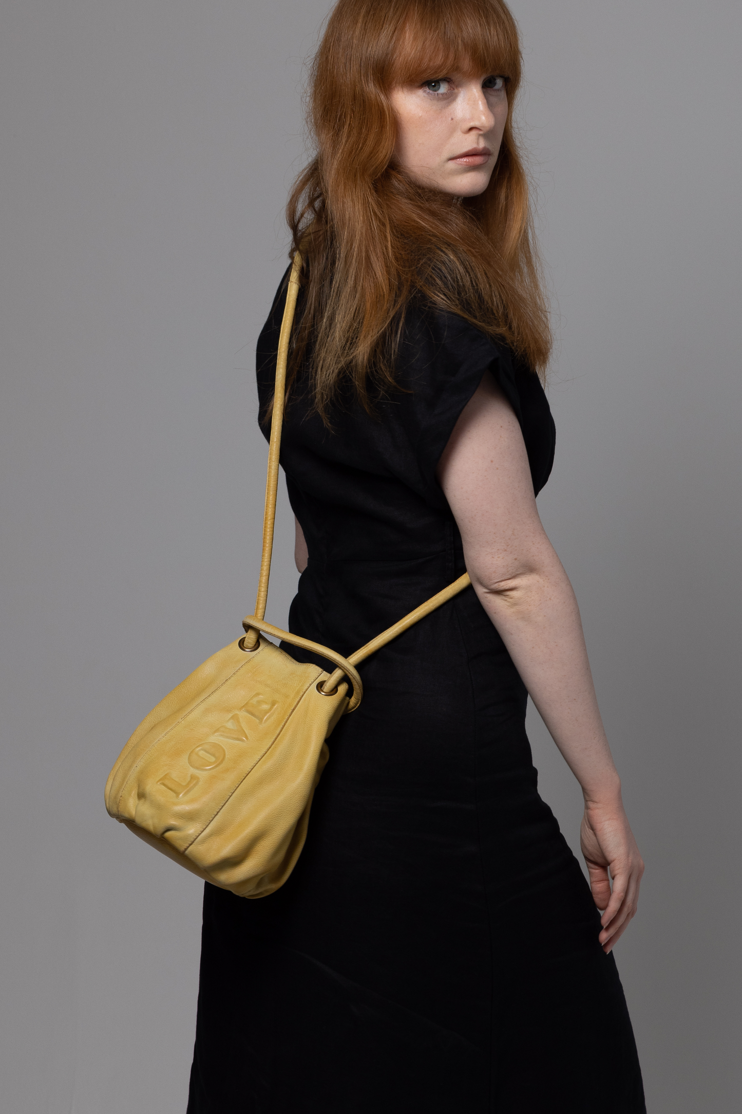 Yellow Bucket Bag
