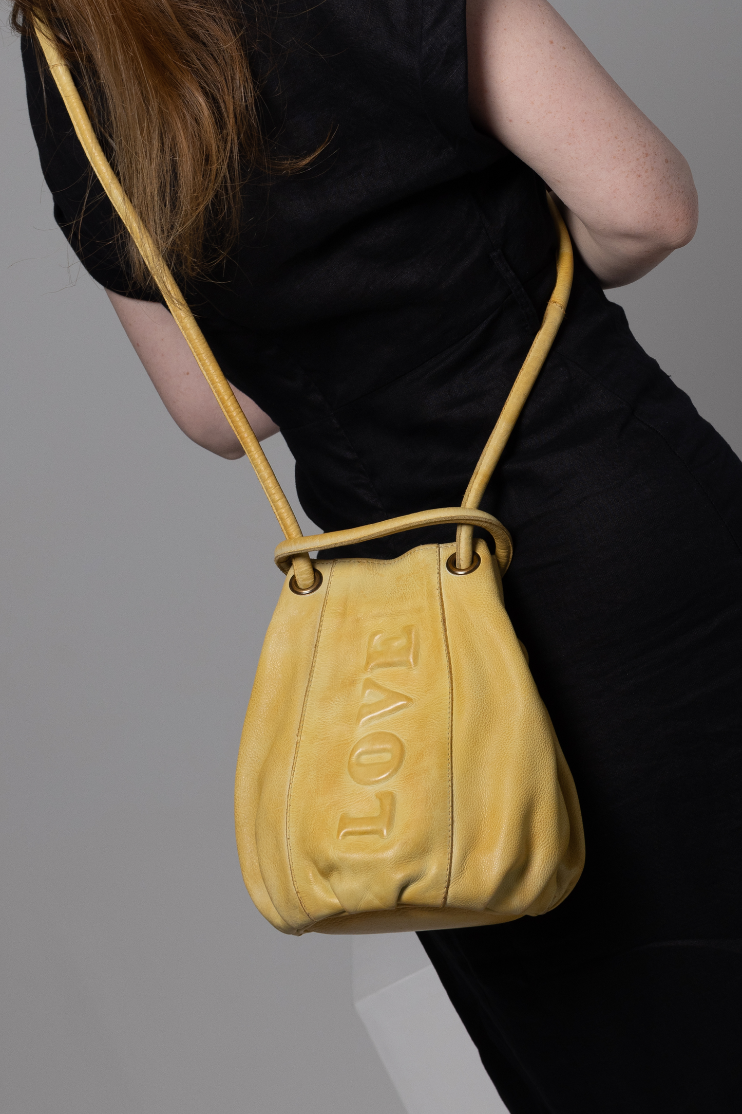 Yellow Bucket Bag