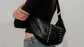 Studded Crescent Sling Bag