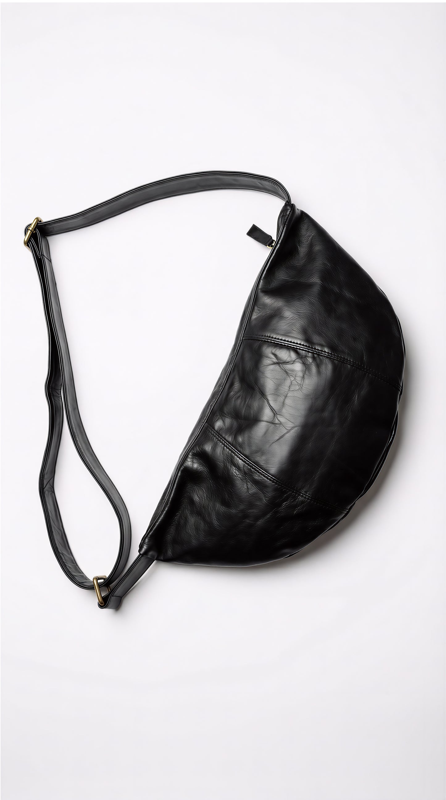 Modern Half Moon Crossbody Bag