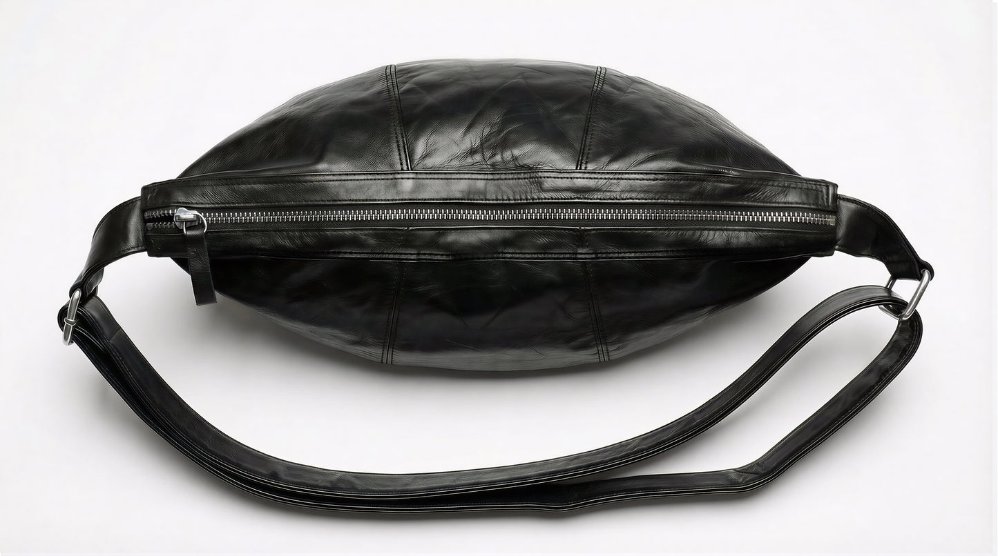 Modern Half Moon Crossbody Bag