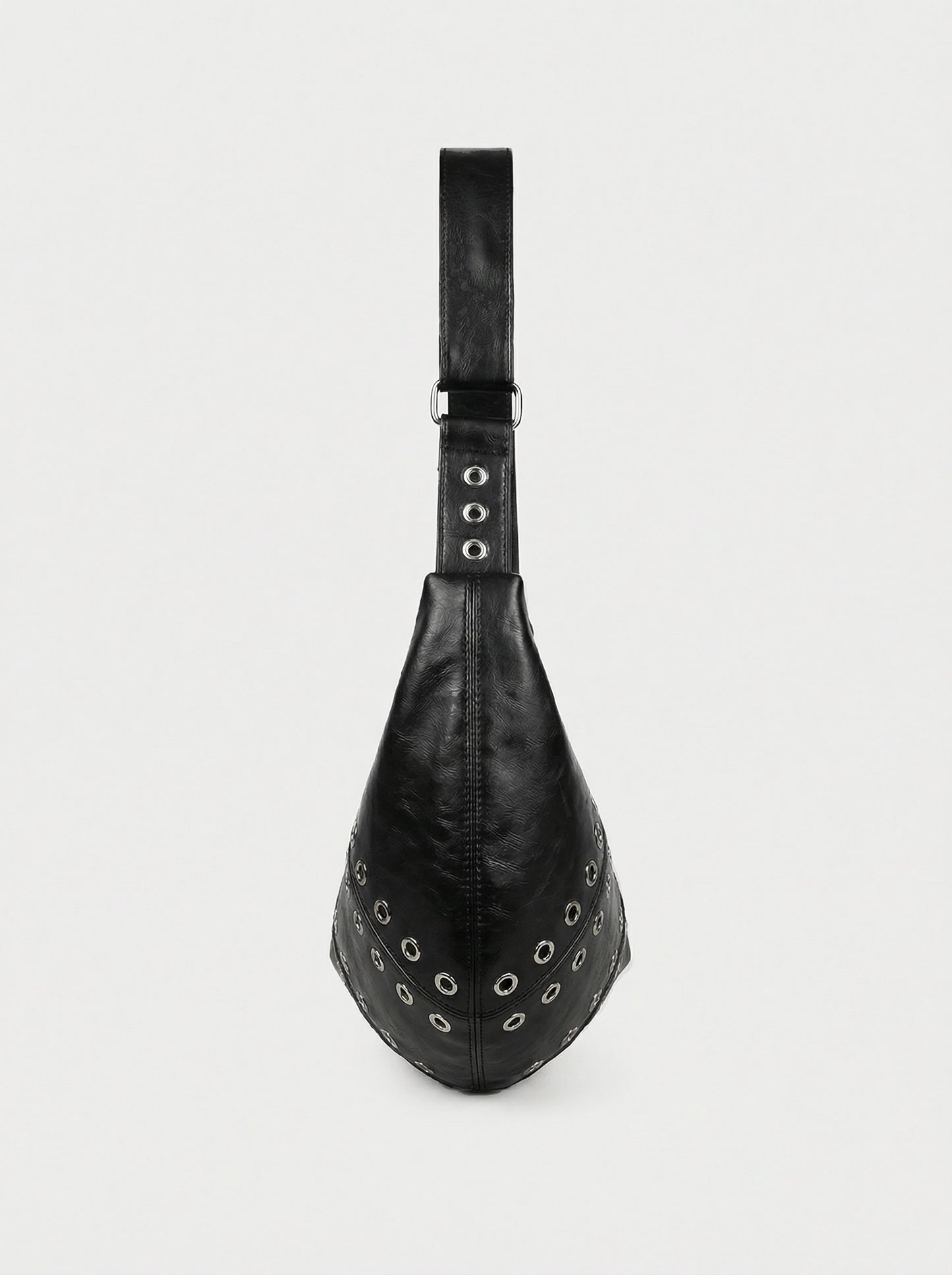 Eyelet Studded Shoulder Bag