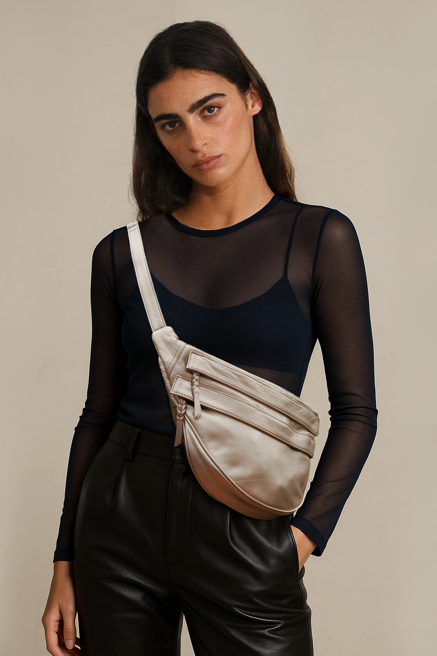 Metallic Gold Side Purse