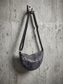 Vintage Grey Half Moon Bag