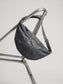 Vintage Grey Half Moon Bag