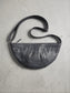 Vintage Grey Half Moon Bag