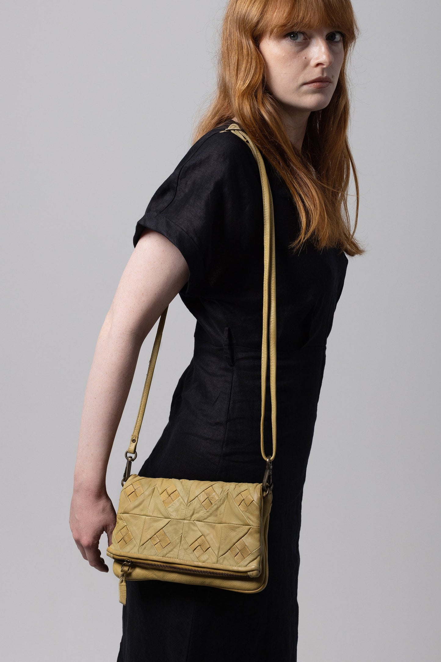 Braided Leather Clutch