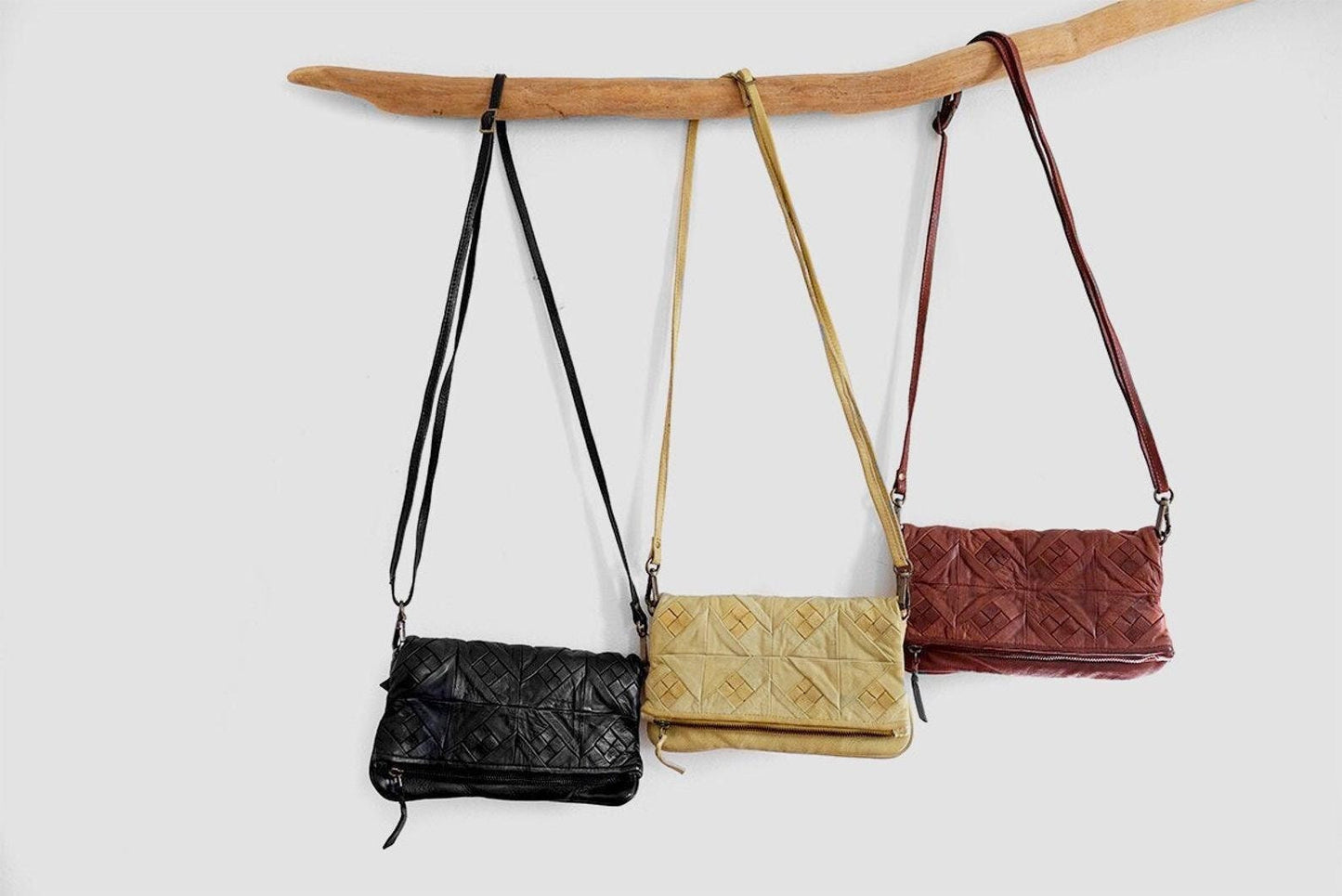 Braided Leather Clutch