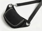 Black Studded Flap Bag