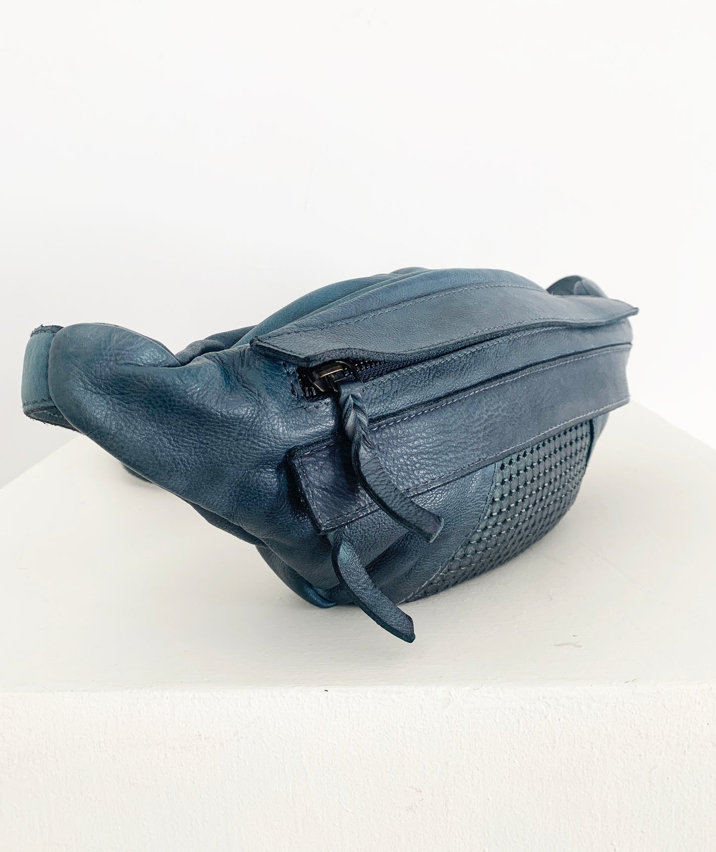 Bolso Bandolera Piel Verde Oliva