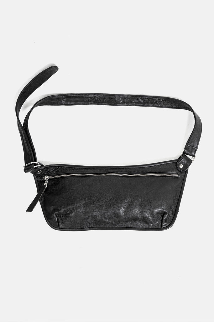 Flat Crossbody Leather Bag