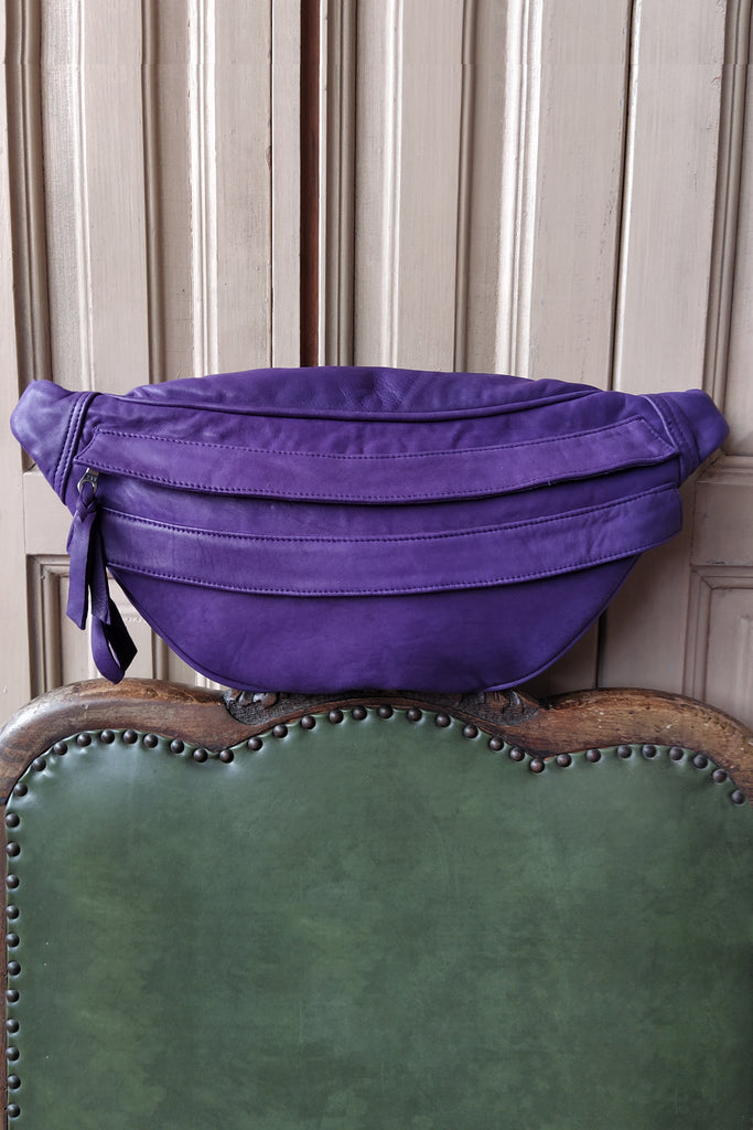 Oversized Crossbody Purple Bag